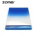 ZOMEI G Blue Graduated Blue Color Square Filter(Fit for Cokin Holder)